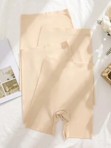 4件平角褲 - 杏色 - 查看 3