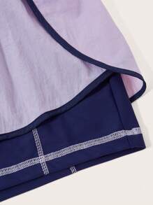 SHEINNeu Shorts sportivi 2 in 1 bordo a contrasto