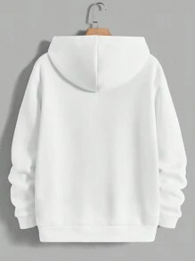 Manfinity RebelGame 男士字母圖案連帽衫&腰部抽繩衛褲 - 彩色 - 查看 4