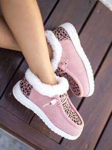 孩子們冬天休閒靴子 - 藕粉色 - 查看 4