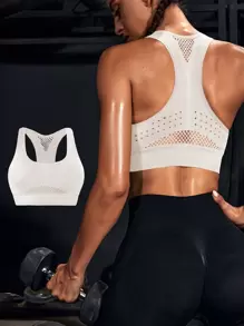 Easithlete 3 Packs Racerback Sports Bra - Multicolor - View 4