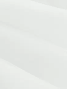 SHEIN MOD High Low Hem Mesh Overlay Skirt - White - View 3