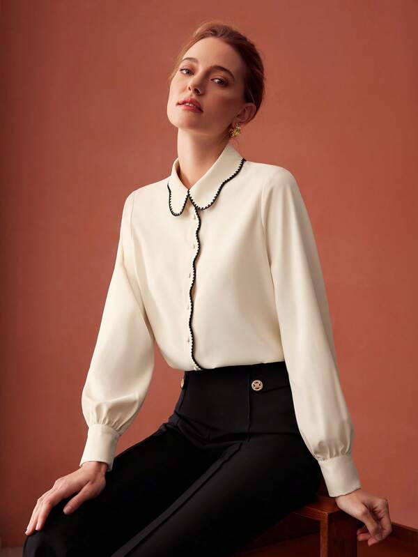 MOTF PREMIUM CONTRAST STITCH SHIRT