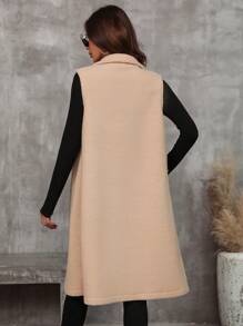 SHEIN Clasi 素色腰帶外套馬甲