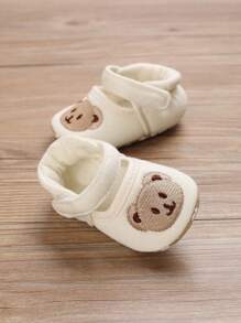 Baby Bear Thêu Hook-and-loop Fastener Căn hộ - Màu be - Xem 6