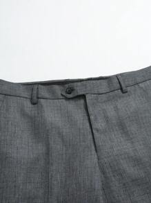 Calvornis 男士斜口袋西裝褲 - 灰色 - 查看 8