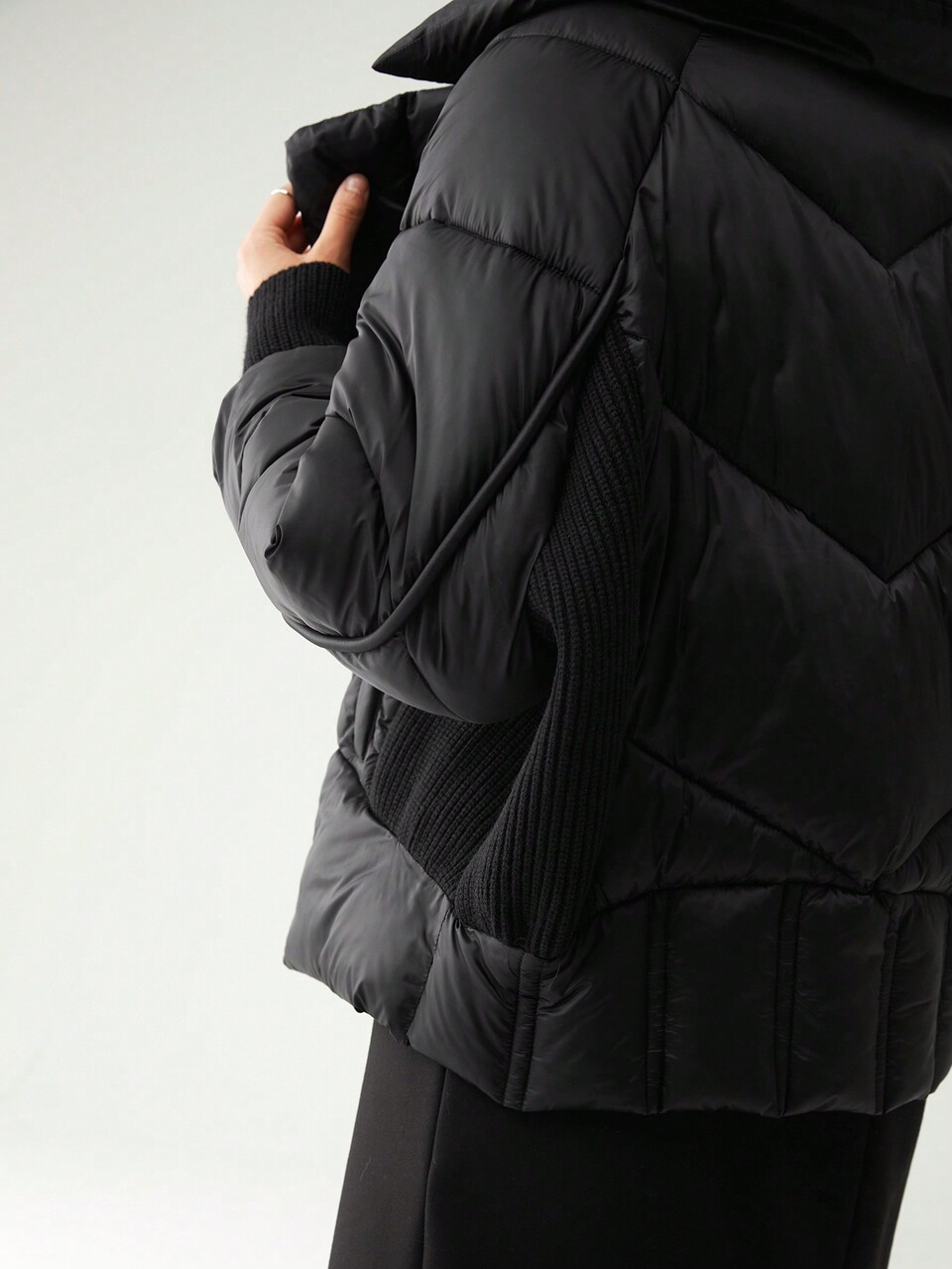 Classic Collar Solid Color Woven Jacket