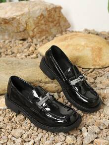 Women's Flat Shoes, Flats - Black - View 5