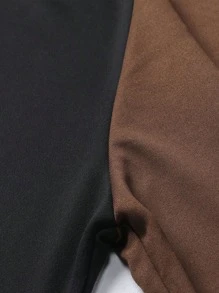 動物 撞色 字母男士運動衫