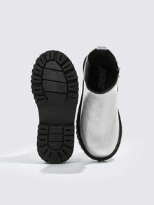 Fashionable & Cool Street Style Girls' Thermal Lined Chelsea Short Boots