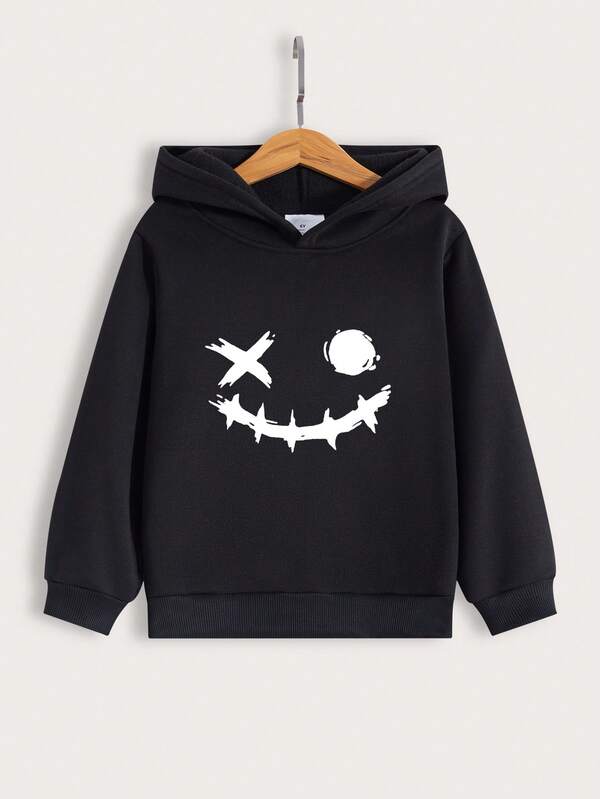 Boys Cartoon Graphic Hoodie