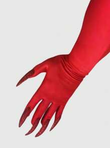 ROMWE Goth Hand Accessories Christmas Gifts - Red - View 2