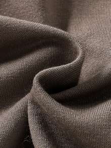 Bebé niño Sudadera con estampado de letra & Pantalones deportivos con estampado tropical - Multicolor - Ver 7