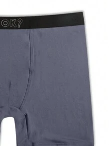 Men 5pcs Letter Graphic Tape Boxer Brief - Multicolor - View 3