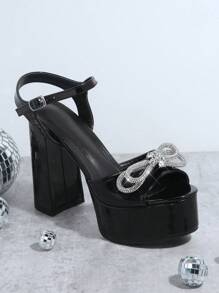 Chi tiết cung Dày Đế Giày cao gót Dày - màu đen - Xem 4