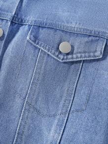 SHEIN 女童可爱清新蝴蝶印花夹克，适合秋季