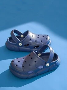 Kids' Beach Hollow Out Slippers, Blue For Boys - Blue - View 4