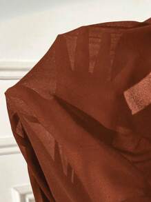 VaVaBold Tay áo lồng đèn Mùa vụ Áo sơ mi - màu nâu - Xem 6