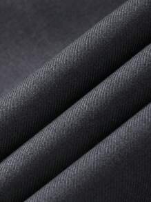 Manfinity Mode Men Fold Pleated Suit Pants - Dark Grey - View 4