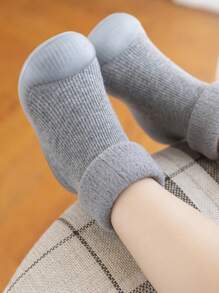 1雙保暖防撞幼兒步行鞋,男女適用 - 淺灰色 - 查看 4