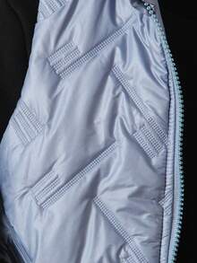 男小童素色連帽夾克背心和運動褲&素色運動衫 - 藍色 - 查看 8