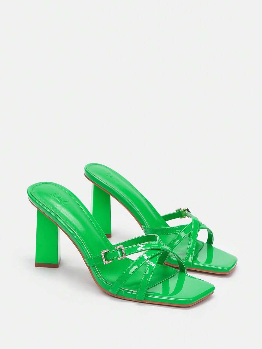 Women's Fashion Open Toe High Heel Sandals For Summer Outdoor Wear