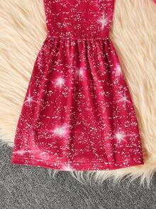 SHEIN 女大童人像圖案連帽T恤&喇叭褲 - 彩色 - 查看 6