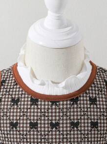 Baby Girl Mock Neck Tee & Bow Front Dress - Multicolor - View 3