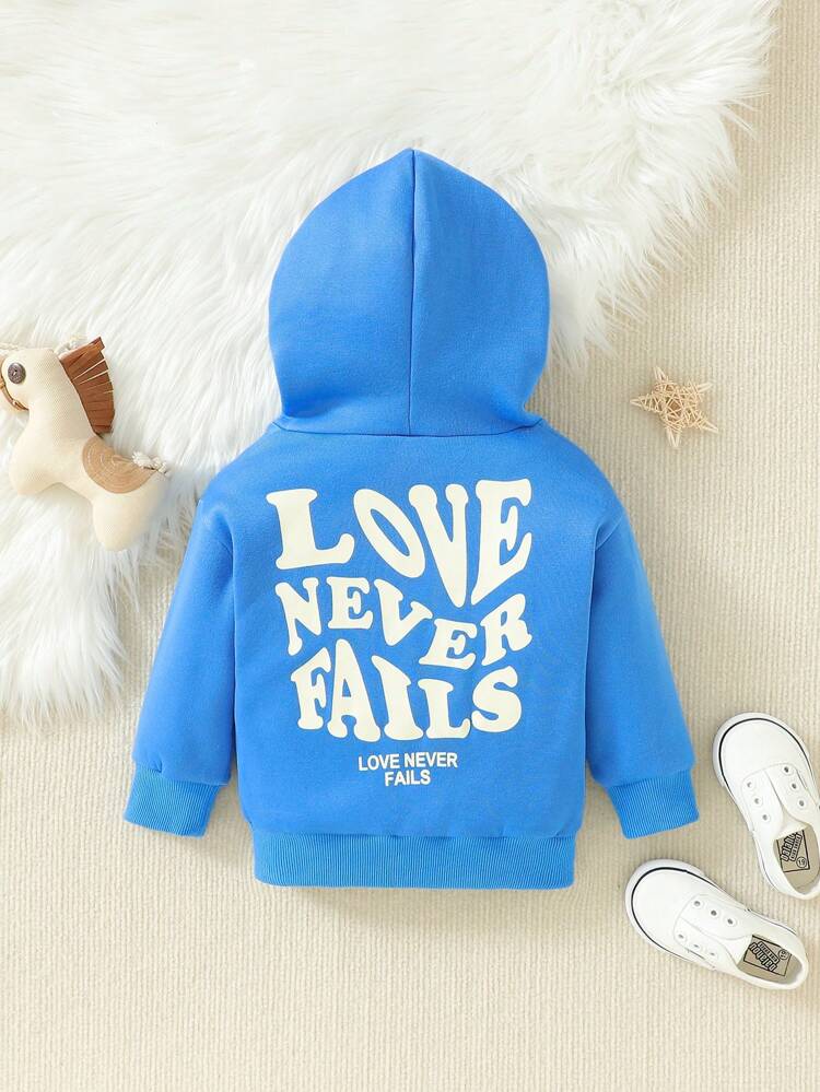 Baby Girls Slogan Graphic Sweatshirt
