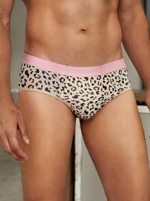Men Leopard Print Panty - Multicolor - View 2