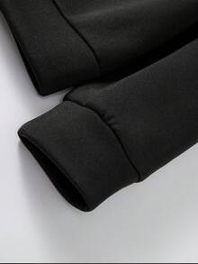 Manfinity EMRG Nam Bản in rồng Trung Quốc Lót nhiệt Áo nỉ - màu đen - Xem 6