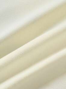 SHEIN EZwear Plus Slogan & Figure Graphic Tee - Beige - View 3