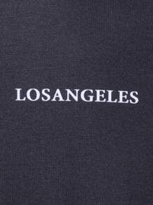 Tween Boy Fire & Letter Graphic Hoodie & Sweatpants - Multicolor - View 3