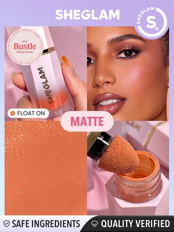 SHEGLAM Color Bloom Liquid Blush Matte FinishFloat On Gel Cream Blush
