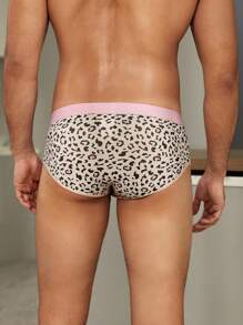 Men Leopard Print Panty - Multicolor - View 3
