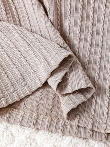 Bebé niña 3 piezas Camiseta tejida de canalé de cuello cisne - Multicolor - Ver 6