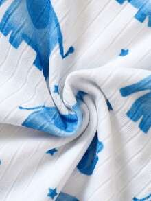 男嬰2入組卡通圖案條紋針織T恤 - 彩色 - 查看 7