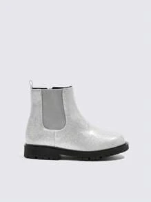 Fashionable & Cool Street Style Girls' Thermal Lined Chelsea Short Boots