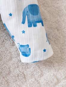 男嬰2入組卡通圖案條紋針織T恤 - 彩色 - 查看 5