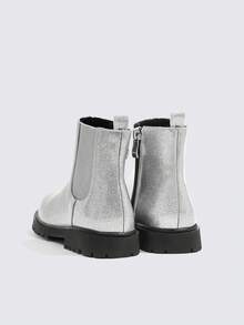Fashionable & Cool Street Style Girls' Thermal Lined Chelsea Short Boots