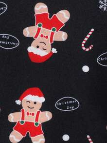 Baby Boy Christmas Print Snug Fit PJ Set For Christmas - Multicolor - View 3