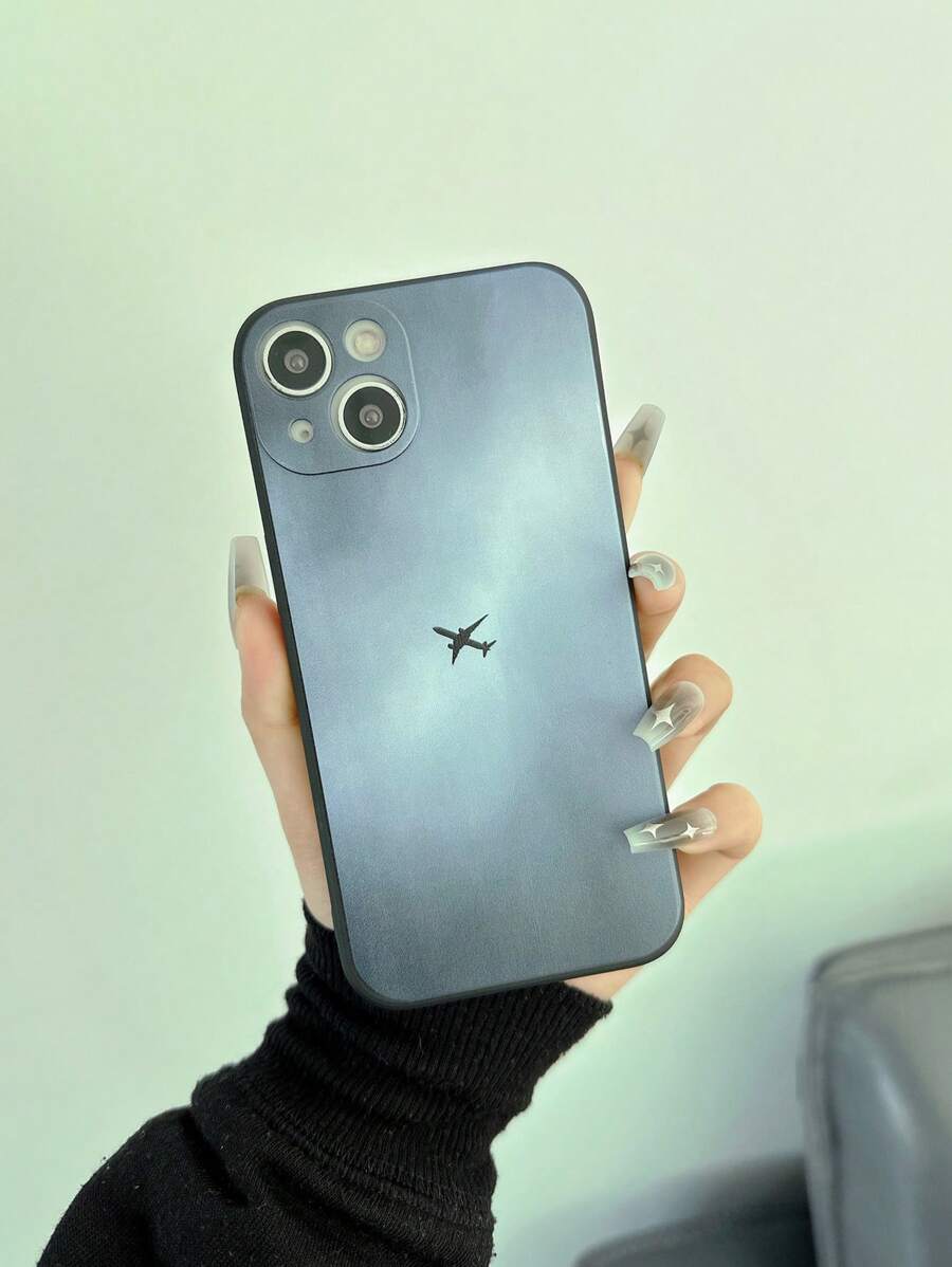 Plane Pattern Phone Case - Multicolor - View 1