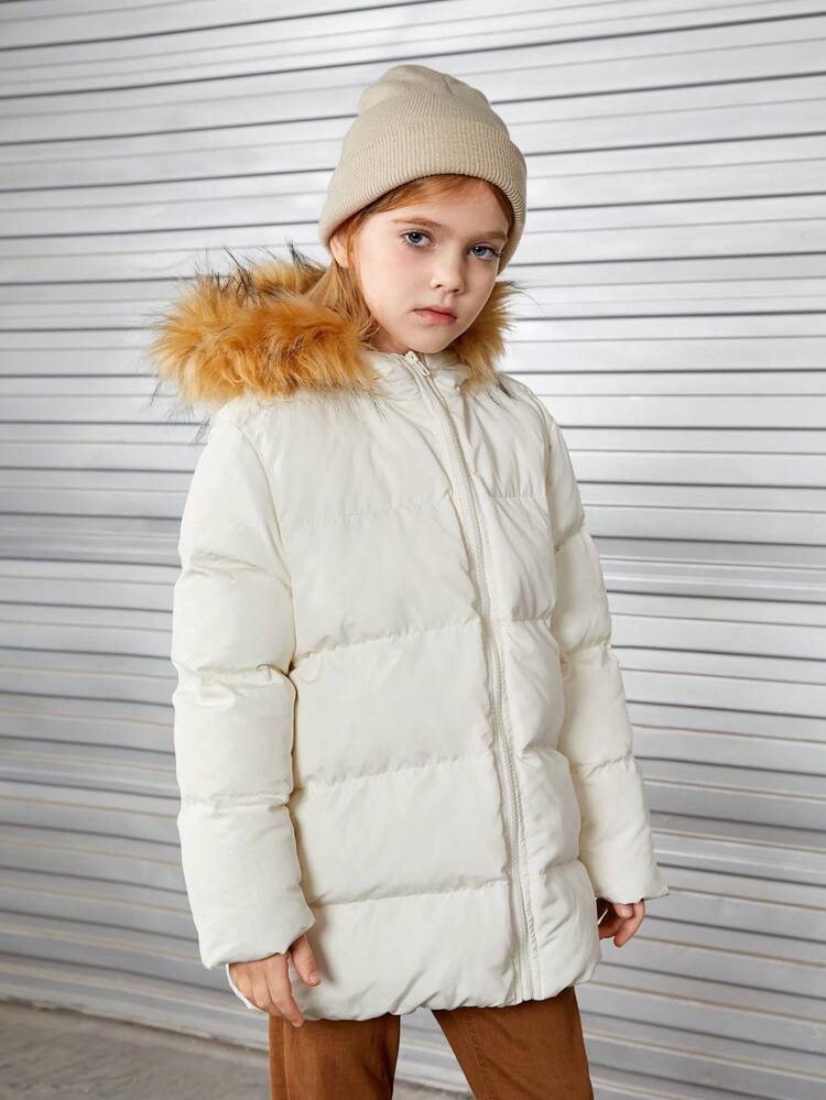 Col Ou Capuche En Fausse Fourrure - Longueur 82 Cm, Largeur 8 Cm, Multicolore, Pour L'hiver