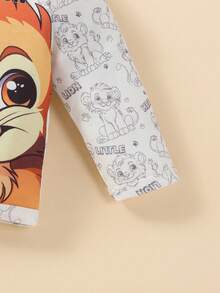 SHEIN 男嬰字母和獅子圖案禮品套裝 - 彩色 - 查看 5