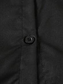 Baby Girl Cross Print Mock Neck Puff Sleeve Tee - Multicolor - View 3