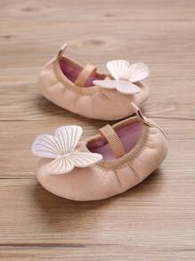 Baby Butterfly Decor Flats - Pink - View 6