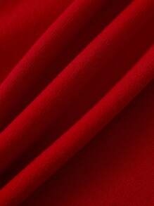 SHEIN Young Boy Christmas Dinosaur Pattern Sweater - Red - View 4