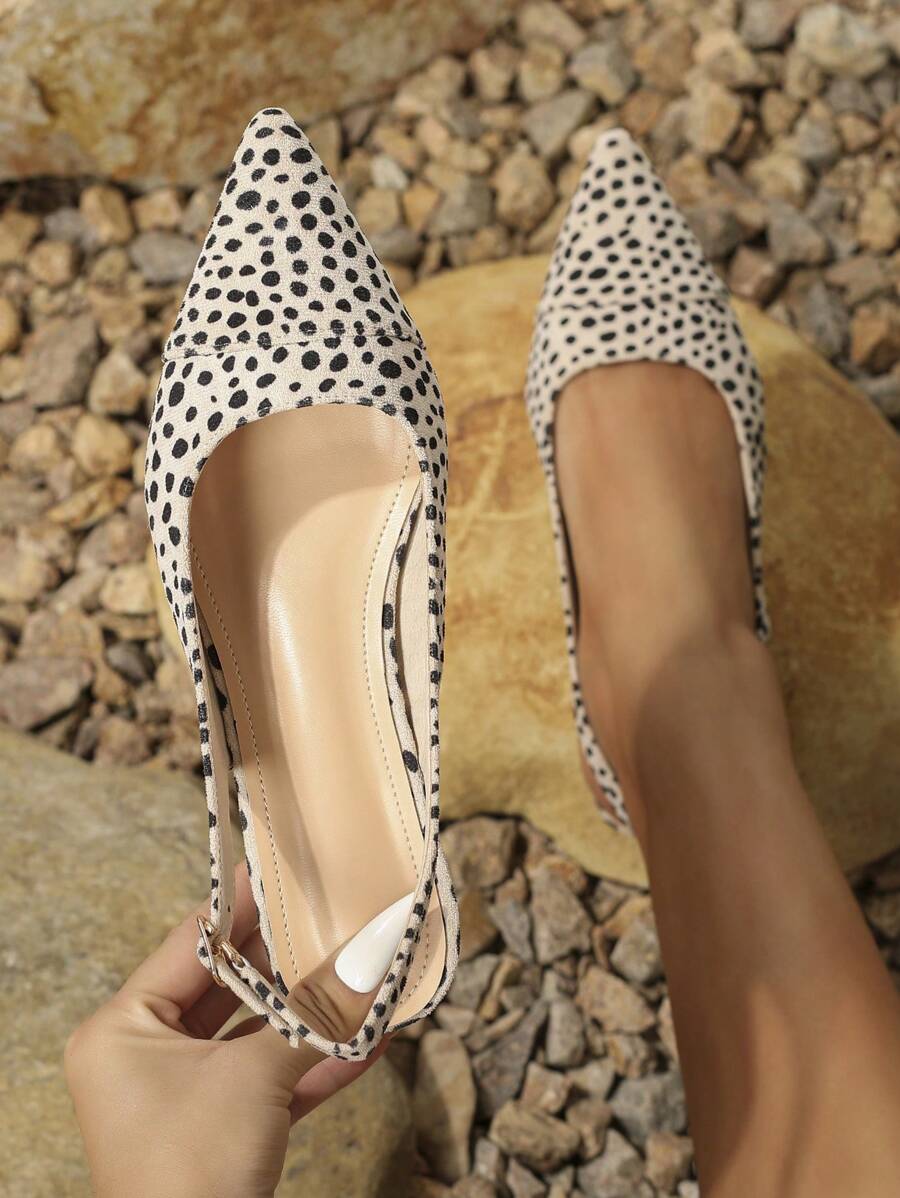 Nuevos Zapatos De Piso Para Mujeres Todo El Año Con Estilo, Suaves, Cómodos Y Elegantes - Blanco y Negro - Ver 1