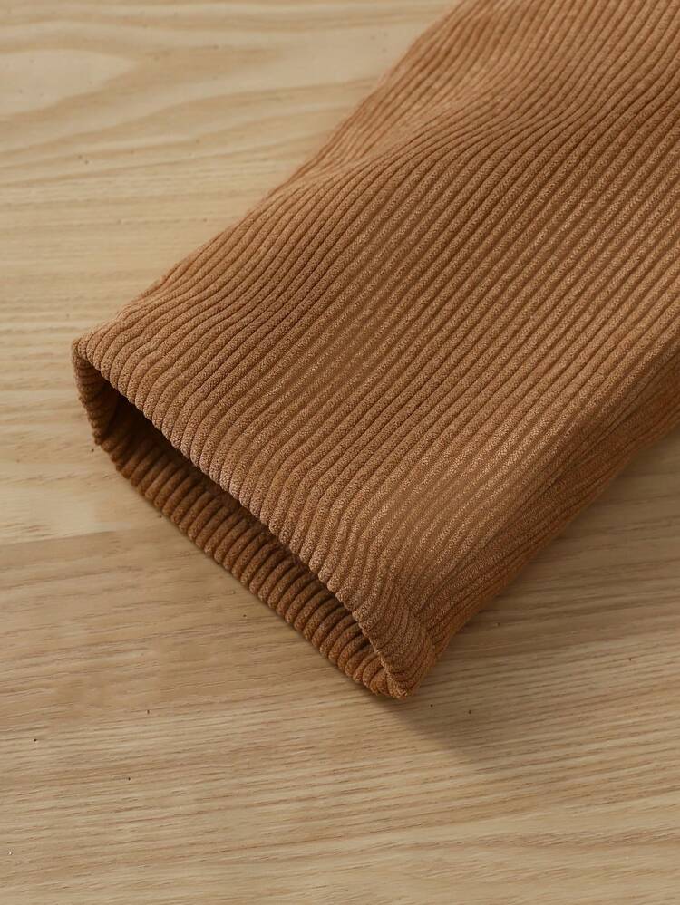 Young Boy Thermal Lined Shirt & Suspender Pants