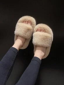 Fashionable Slippers For Teenagers - Khaki - View 3